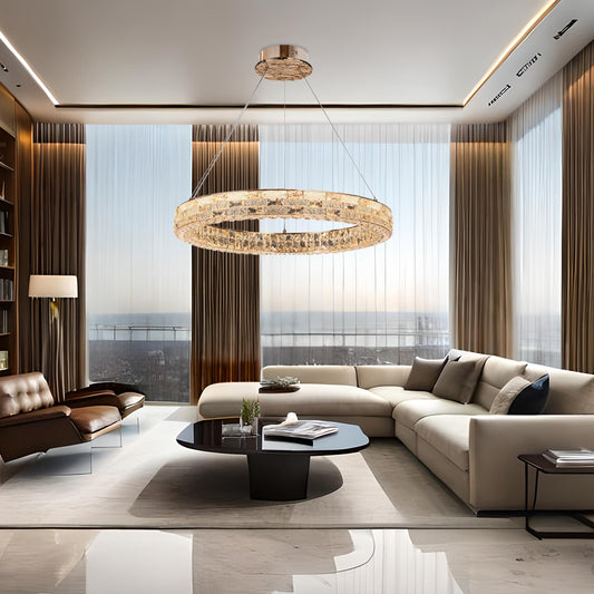 Radiant Halo Chandelier